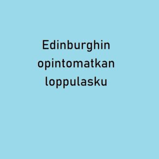 Edinburghin opintomatka loppulasku (989181)