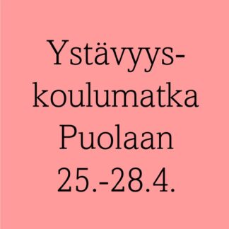 Ystävyyskoulumatka Puolaan 25.-28.4. (989184)