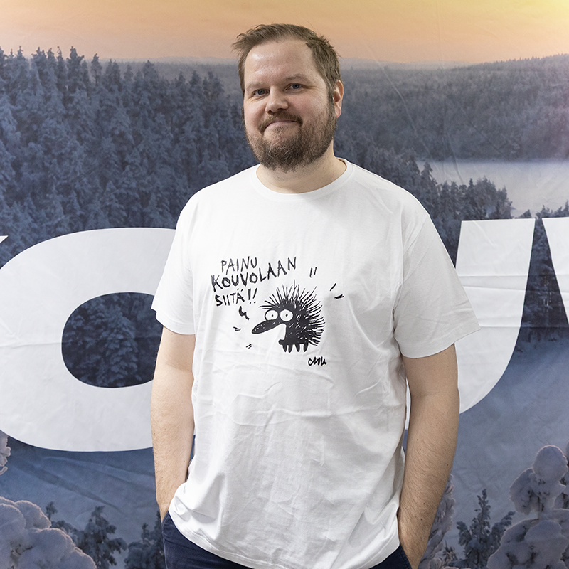 Painu Kouvolaan siitä -T-paita