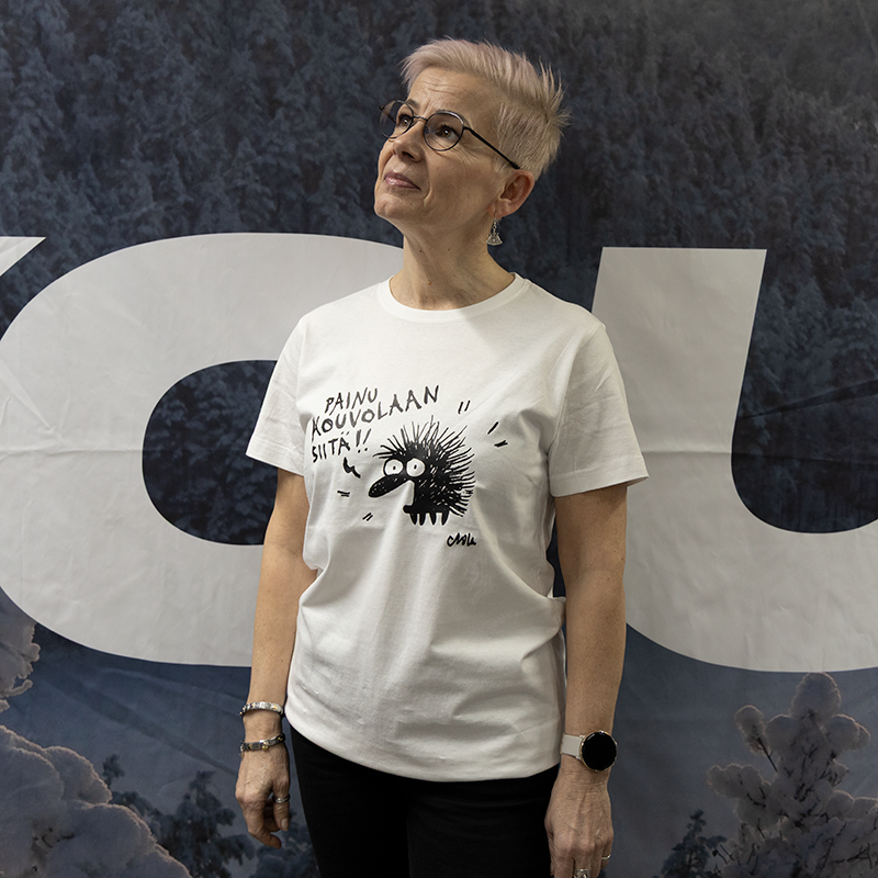 Painu Kouvolaan siitä -T-paita - Image 3